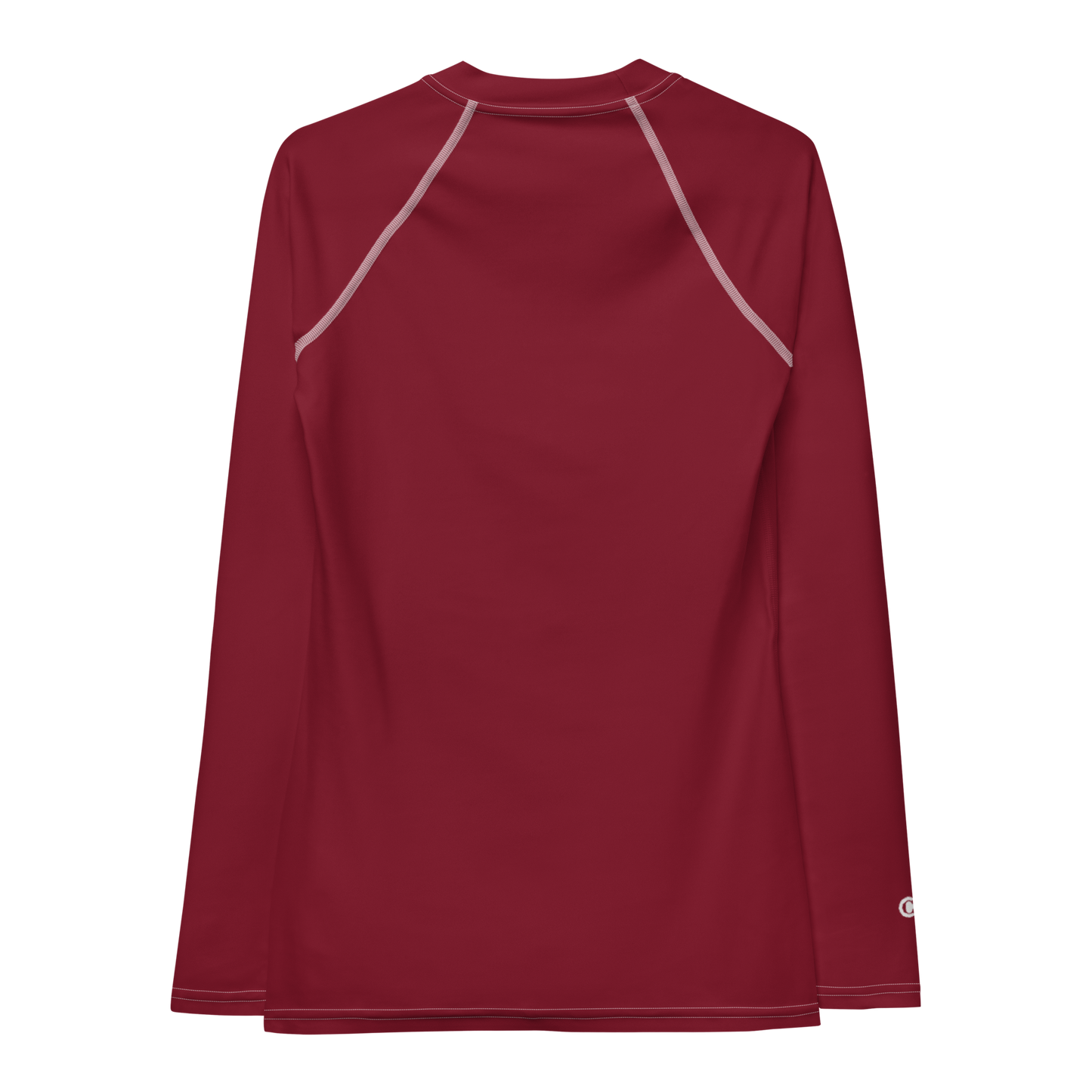 Michigan Upper Peninsula Rash Guard (w/ UP USA Flag) | Women's - Burgandy