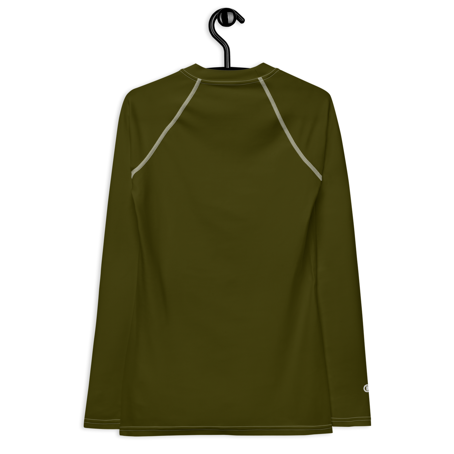 Michigan Upper Peninsula Rash Guard (w/ UP USA Flag) | Women's - Military Green