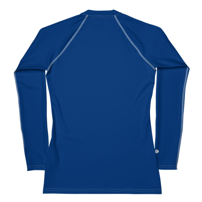 Michigan Upper Peninsula Rash Guard (w/ UP USA Flag) | Women's - Dearborn Blue