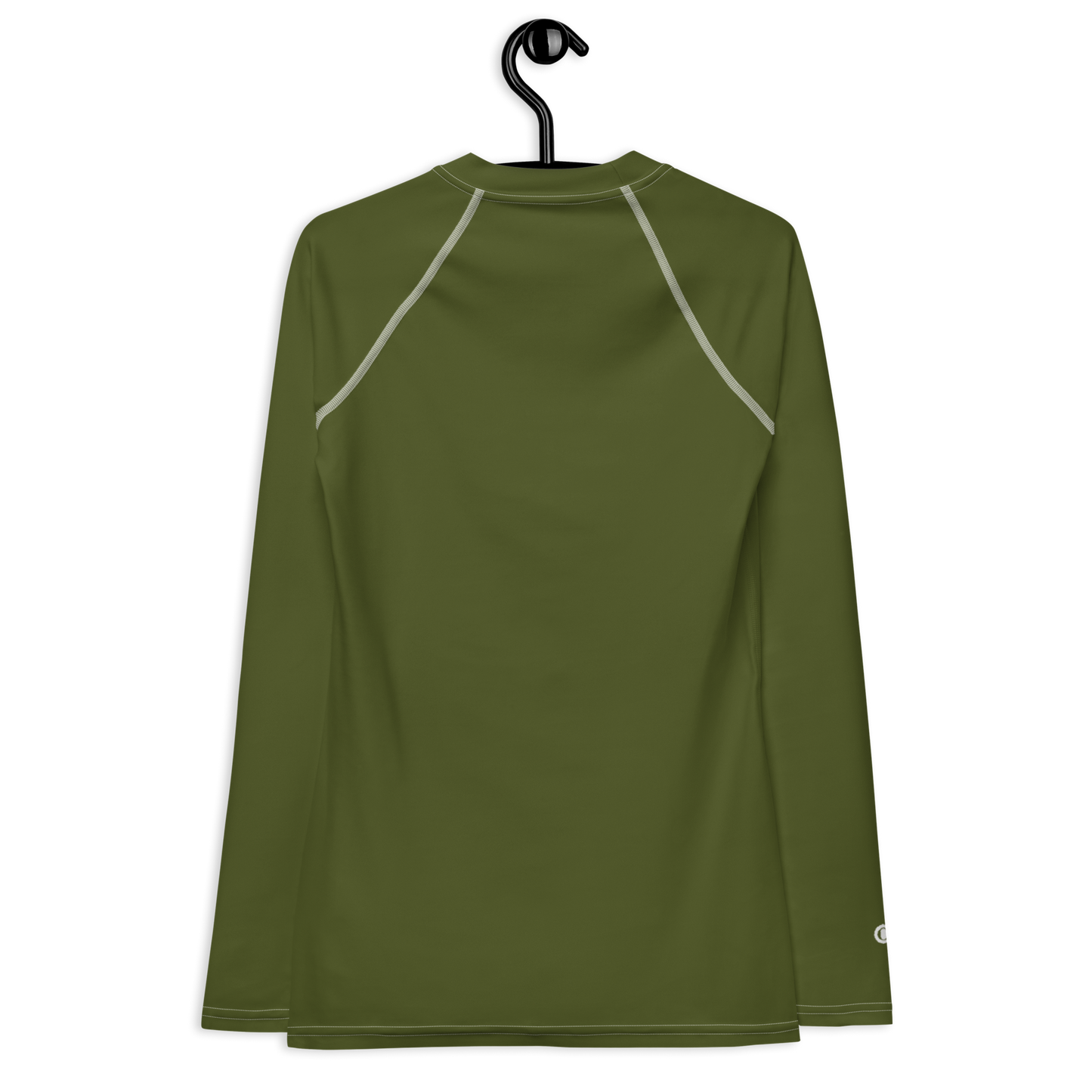 Michigan Upper Peninsula Rash Guard (w/ UP USA Flag) | Women's - Army Green