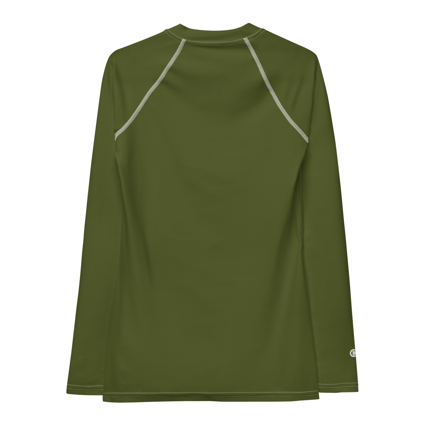 Michigan Upper Peninsula Rash Guard (w/ UP USA Flag) | Women's - Army Green