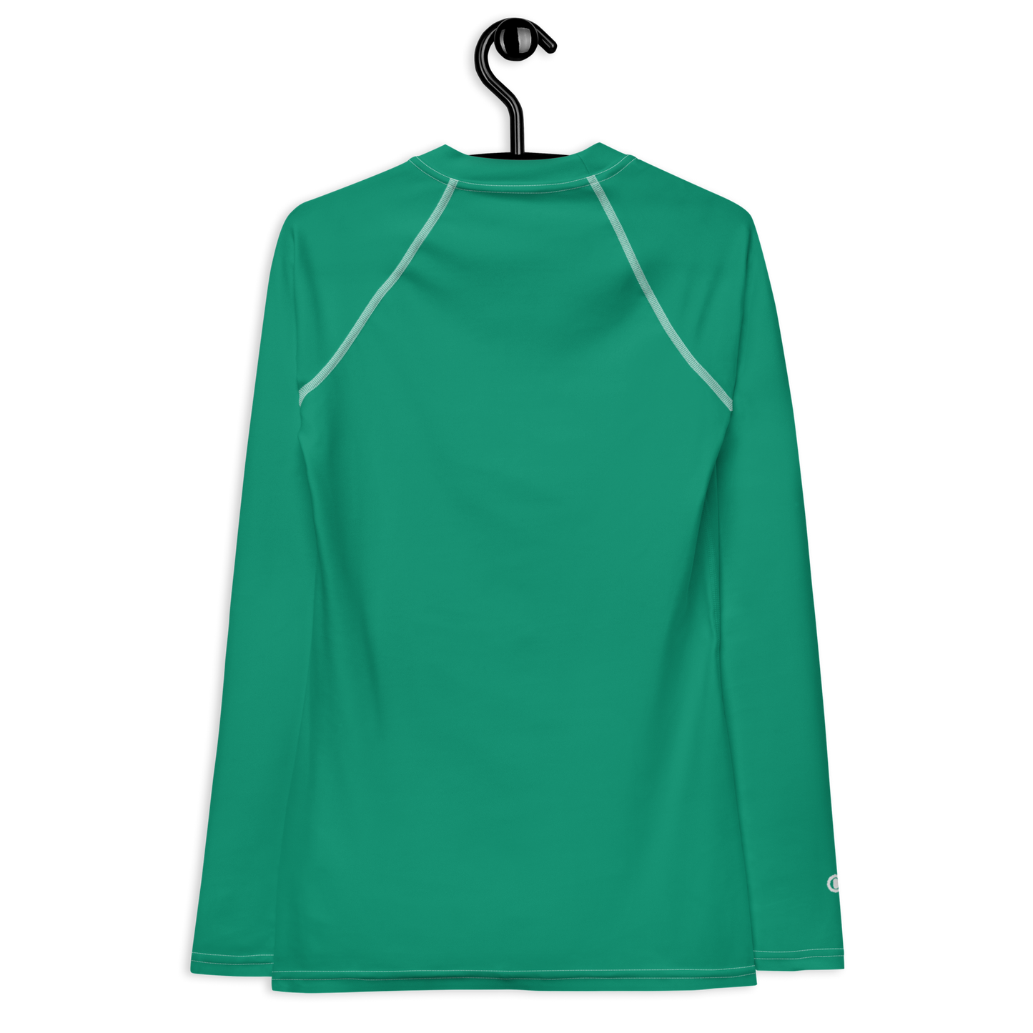 Michigan Upper Peninsula Rash Guard (w/ UP USA Flag) | Women's - Emerald Green