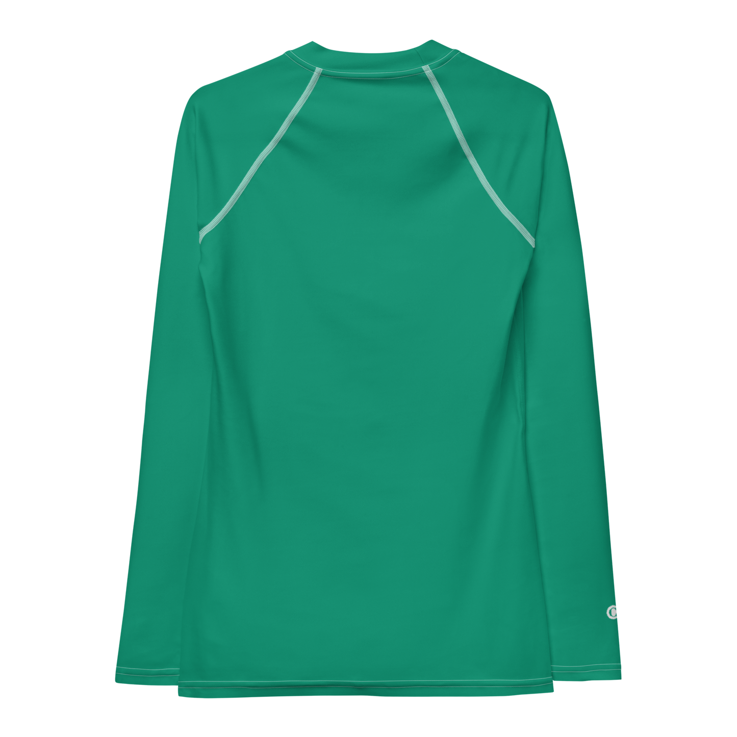 Michigan Upper Peninsula Rash Guard (w/ UP USA Flag) | Women's - Emerald Green