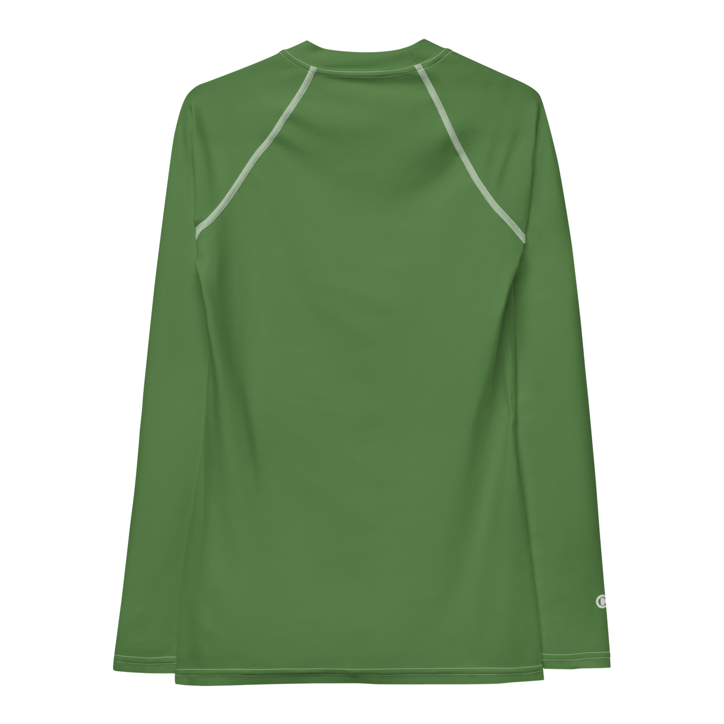 Michigan Upper Peninsula Rash Guard (w/ UP USA Flag) | Women's - Pine Green