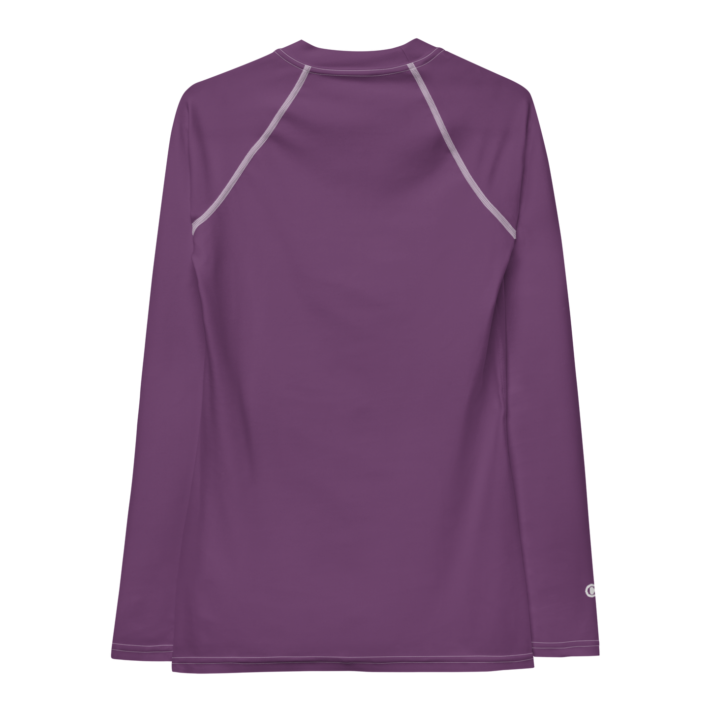 Michigan Upper Peninsula Rash Guard (w/ UP USA Flag) | Women's - Plum