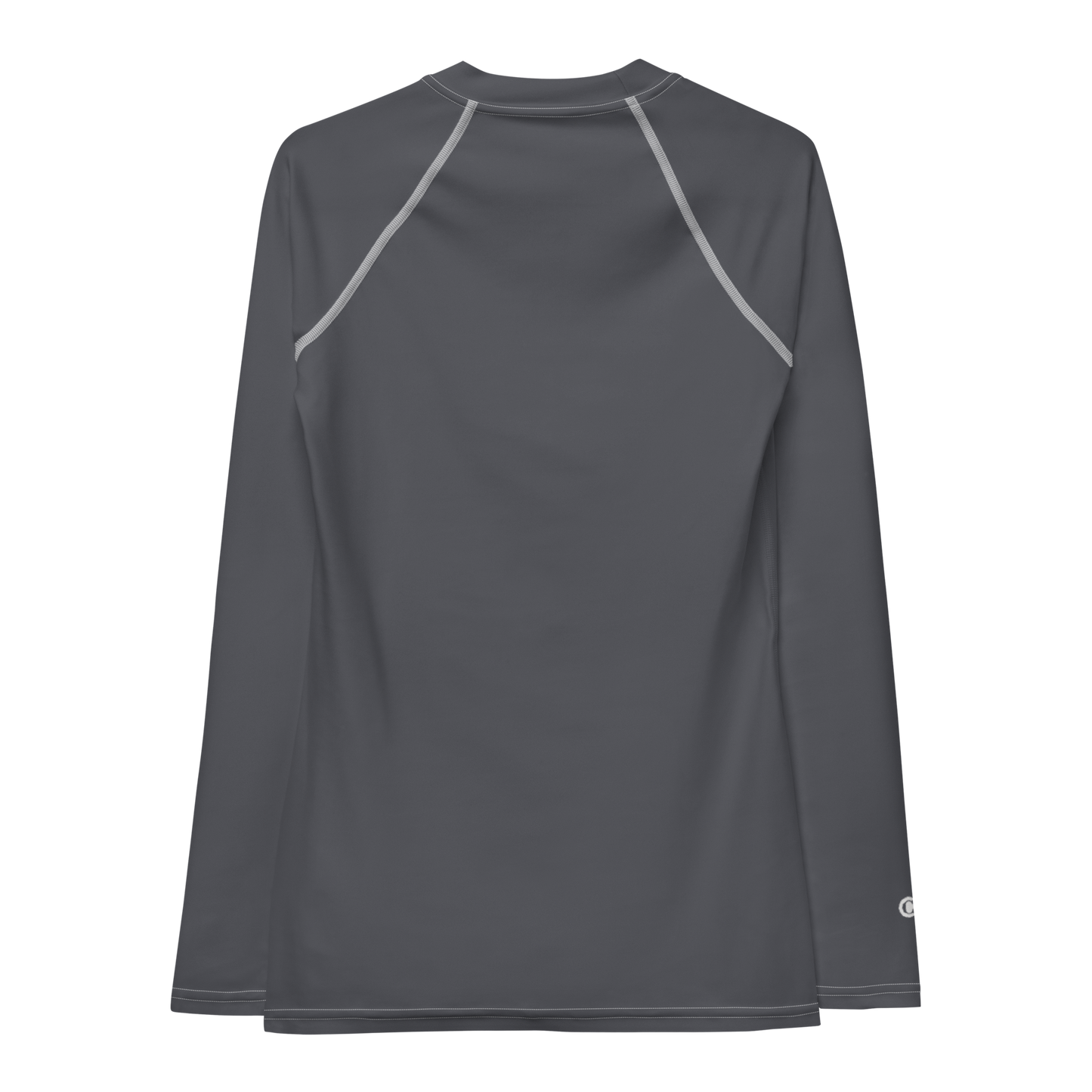 Michigan Upper Peninsula Rash Guard (w/ UP USA Flag) | Women's - Iron Ore Grey