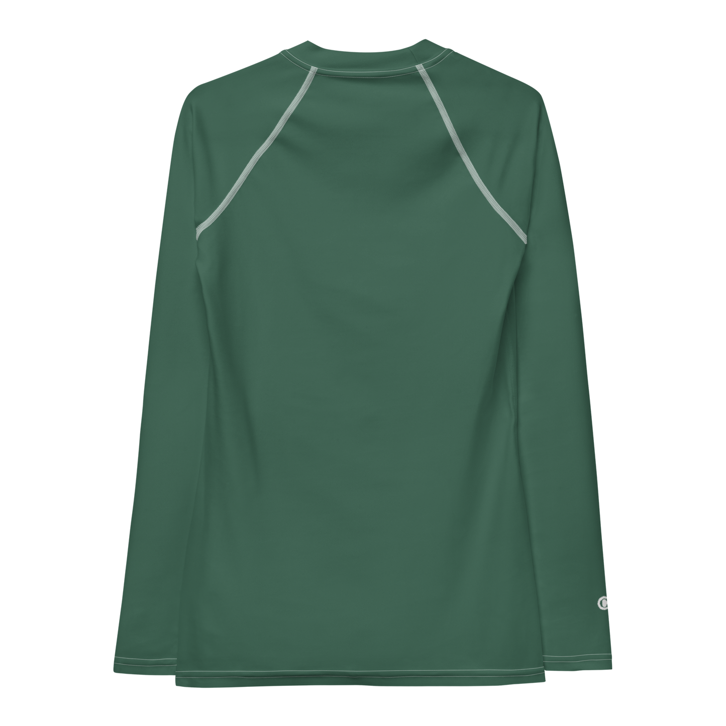 Michigan Upper Peninsula Rash Guard (w/ UP USA Flag) | Women's - Ginger Ale Green