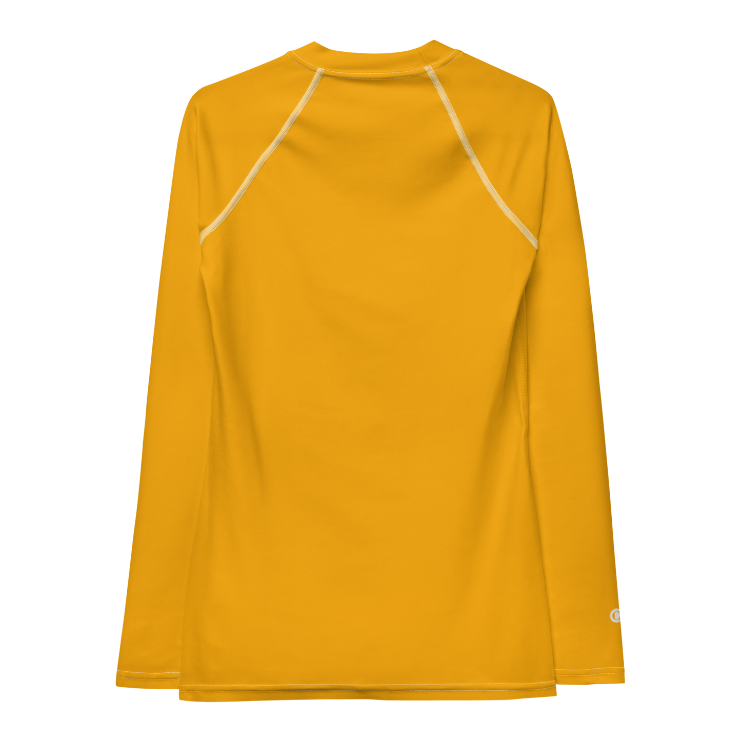 Michigan Upper Peninsula Rash Guard (w/ UP USA Flag) | Women's - Birch Leaf Orange