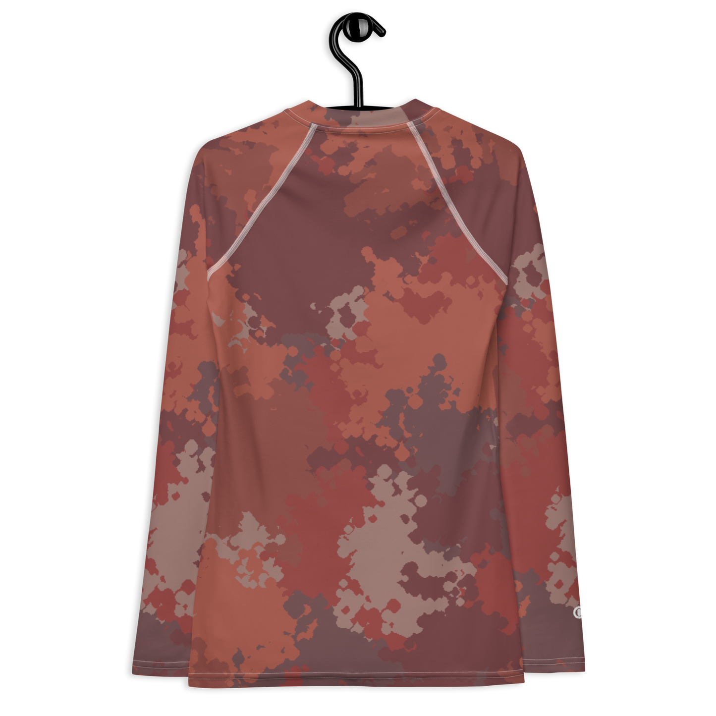 Michigan Upper Peninsula Rash Guard (w/ UP USA Flag) | Women's - Ore Dock Camo