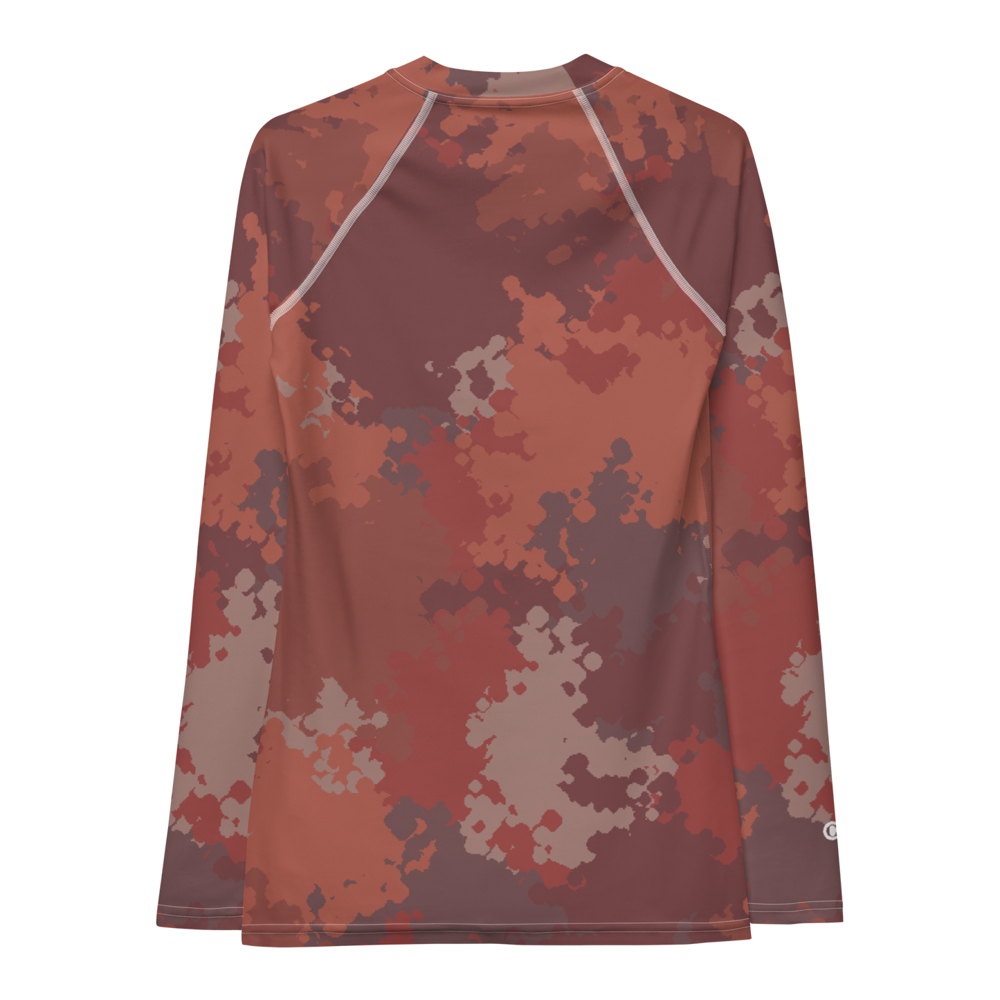 Michigan Upper Peninsula Rash Guard (w/ UP USA Flag) | Women's - Ore Dock Camo