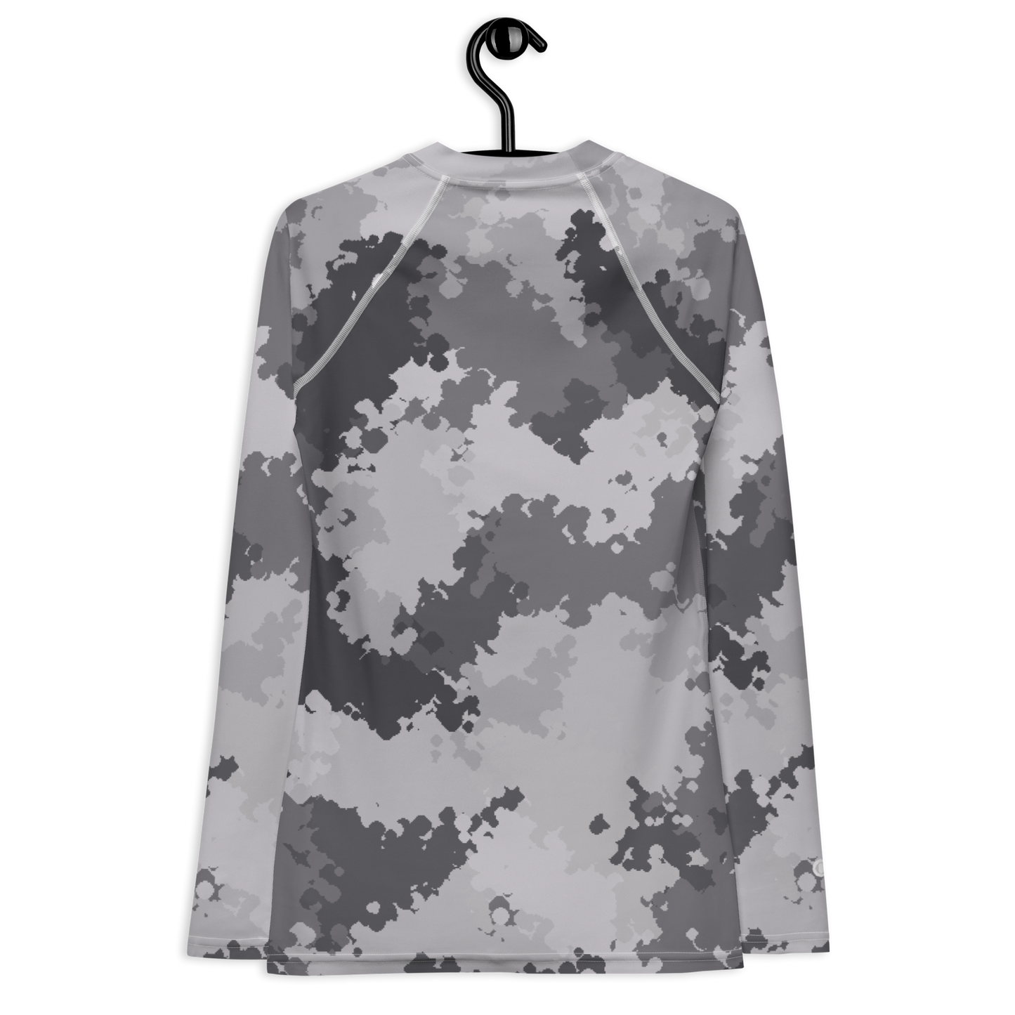 Michigan Upper Peninsula Rash Guard (w/ UP USA Flag) | Women's - Iron Ore Camo