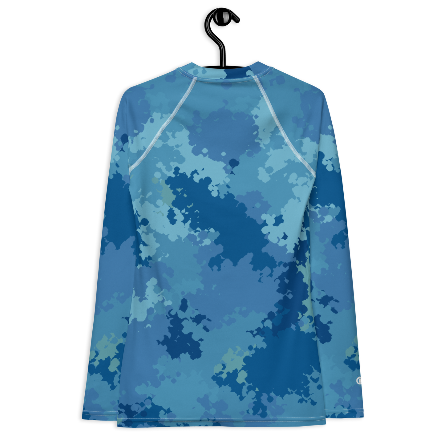 Michigan Upper Peninsula Rash Guard (w/ UP USA Flag) | Women's - Great Lakes Camo