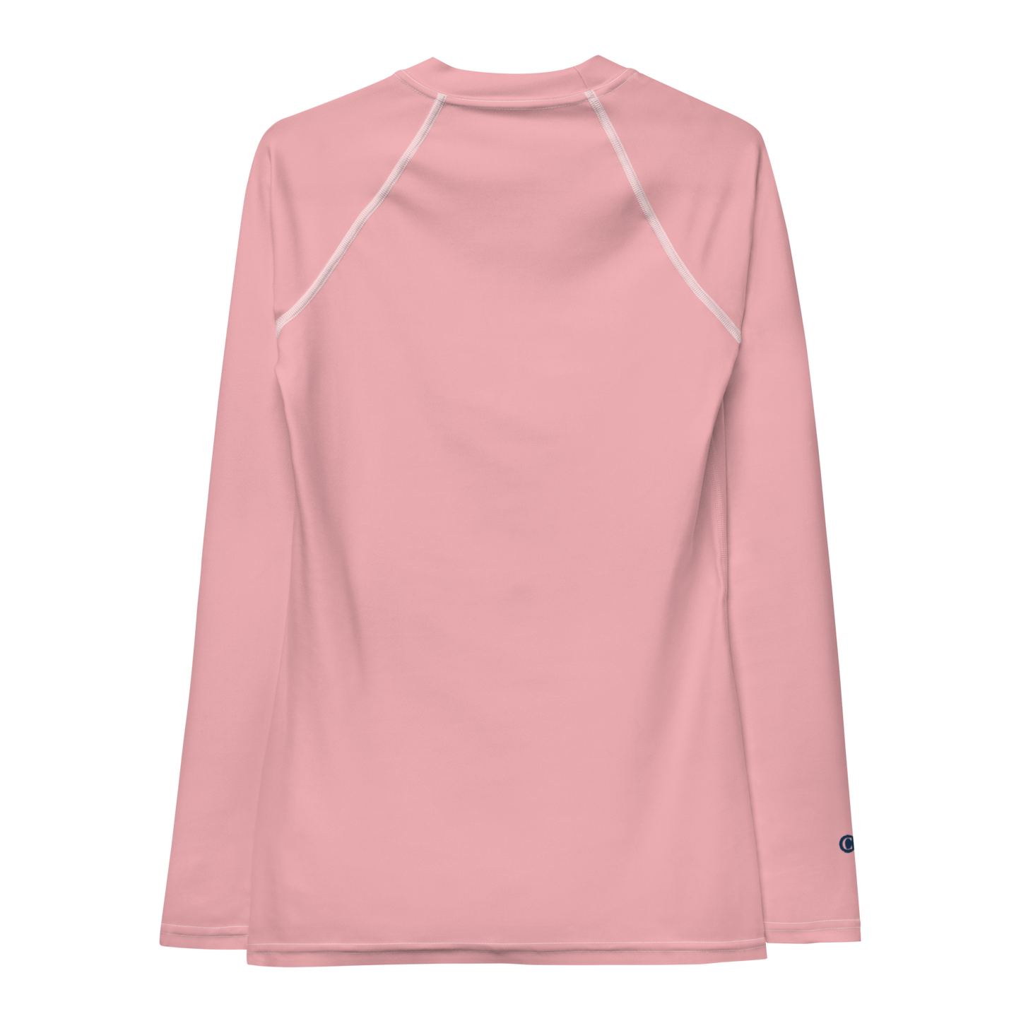 Michigan Upper Peninsula Rash Guard (w/ UP USA Flag) | Women's - Strawberry Pink