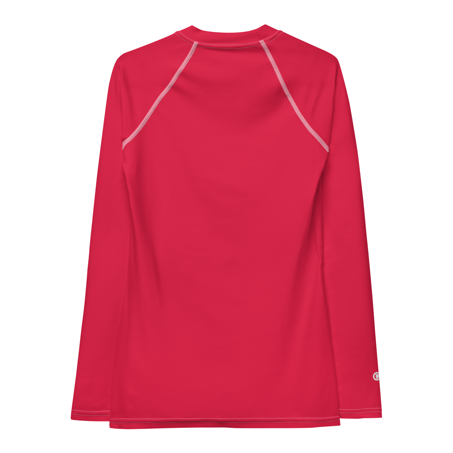 Michigan Upper Peninsula Rash Guard (w/ UP USA Flag) | Women's - Lighthouse Red