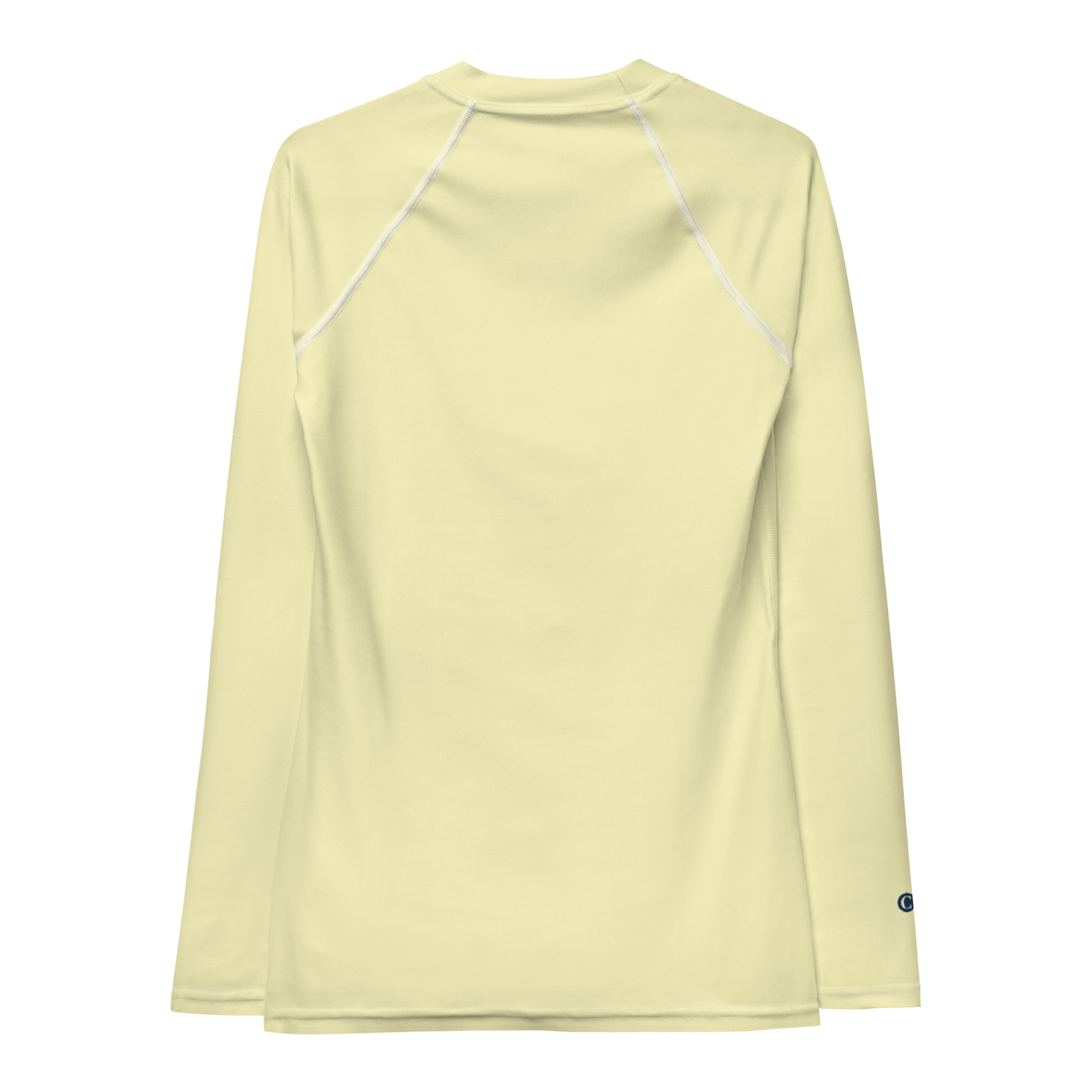 Michigan Upper Peninsula Rash Guard (w/ UP USA Flag) | Women's - Canary Yellow