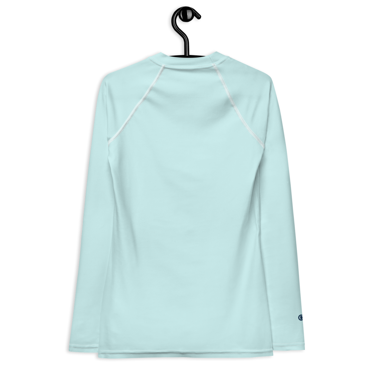 Michigan Upper Peninsula Rash Guard (w/ UP USA Flag) | Women's - Cyan