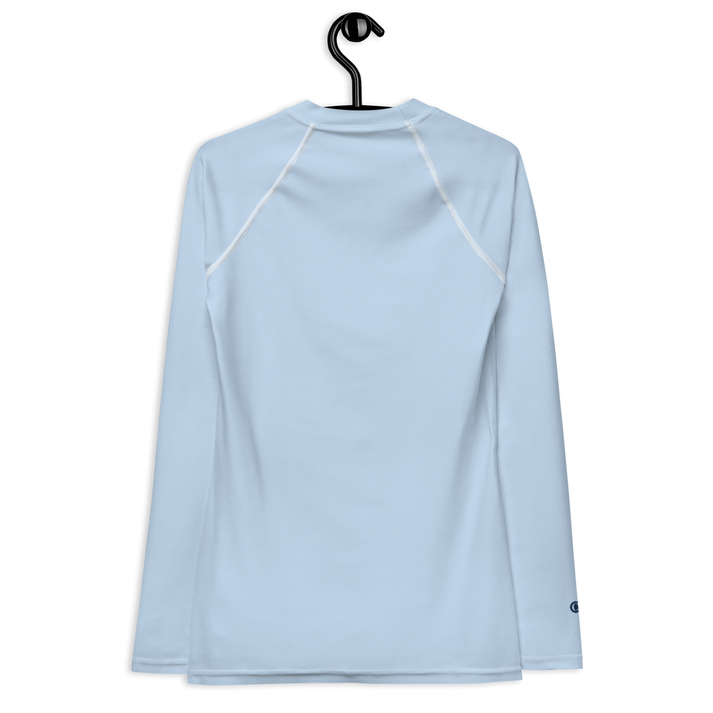 Michigan Upper Peninsula Rash Guard (w/ UP USA Flag) | Women's - Light Blue