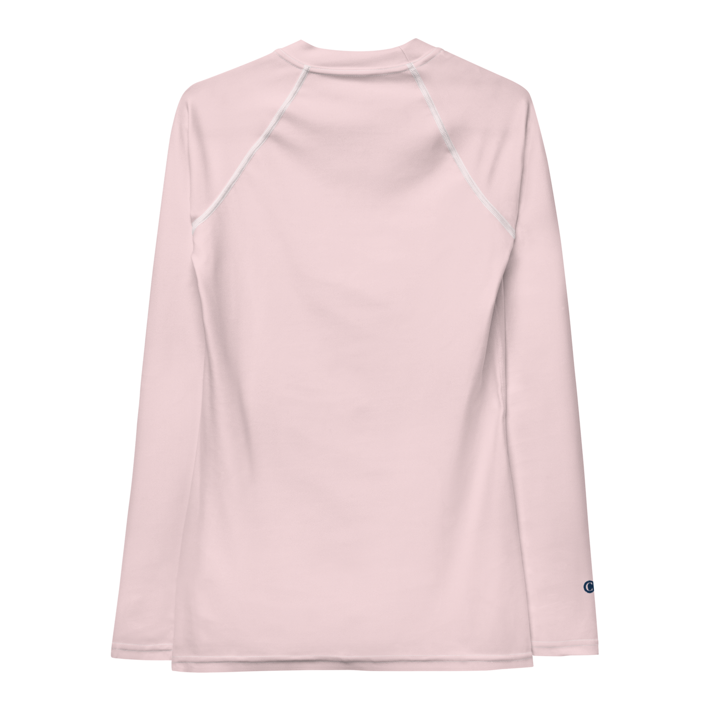 Michigan Upper Peninsula Rash Guard (w/ UP USA Flag) | Women's - Pale Pink