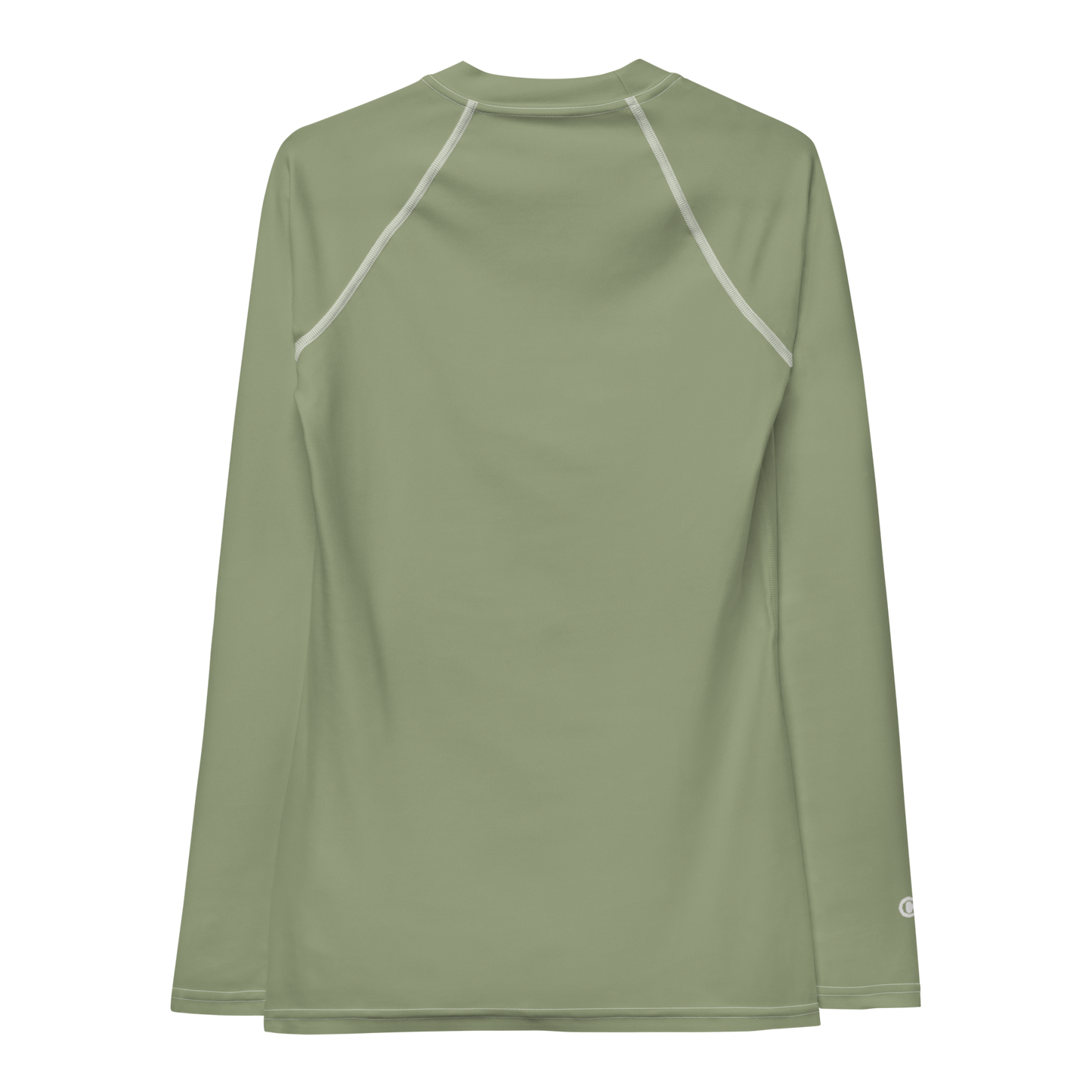 Michigan Upper Peninsula Rash Guard (w/ UP Outline) | Women's - Beachgrass Green