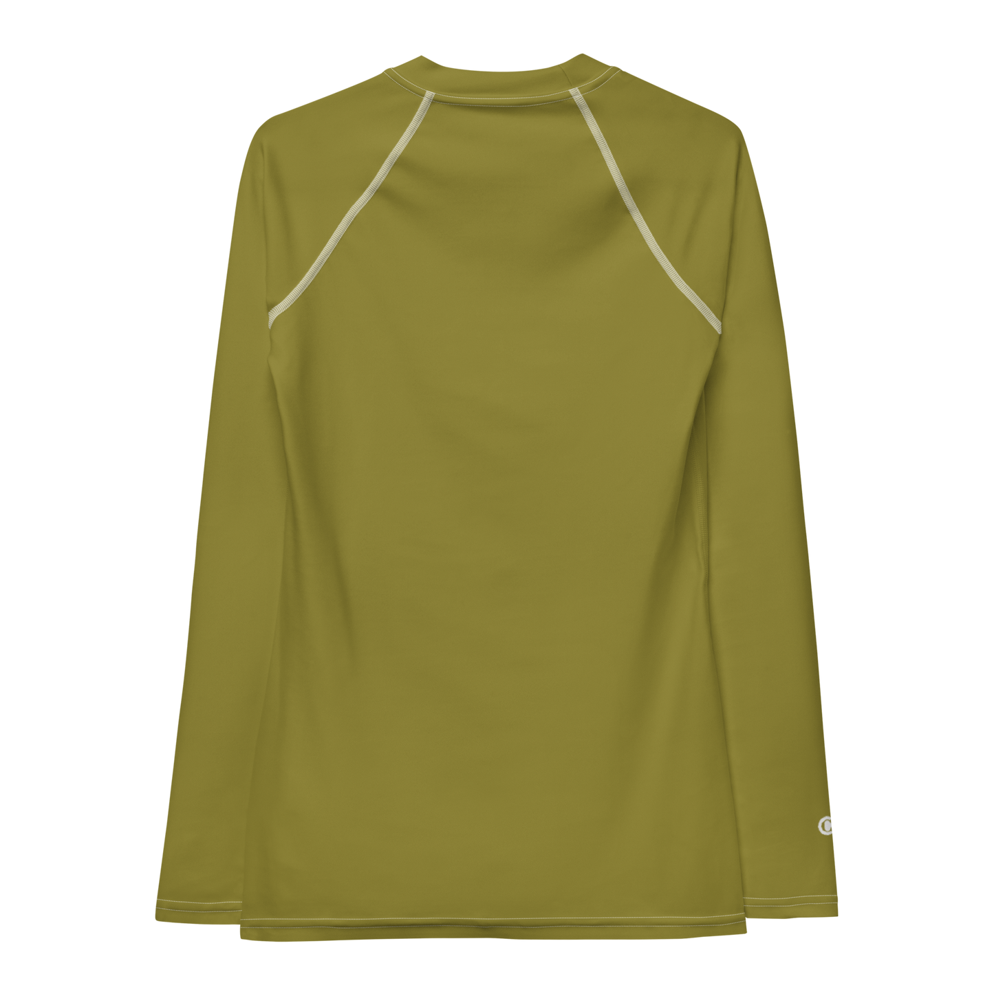 Michigan Upper Peninsula Rash Guard (w/ UP Outline) | Women's - Scrub Gold