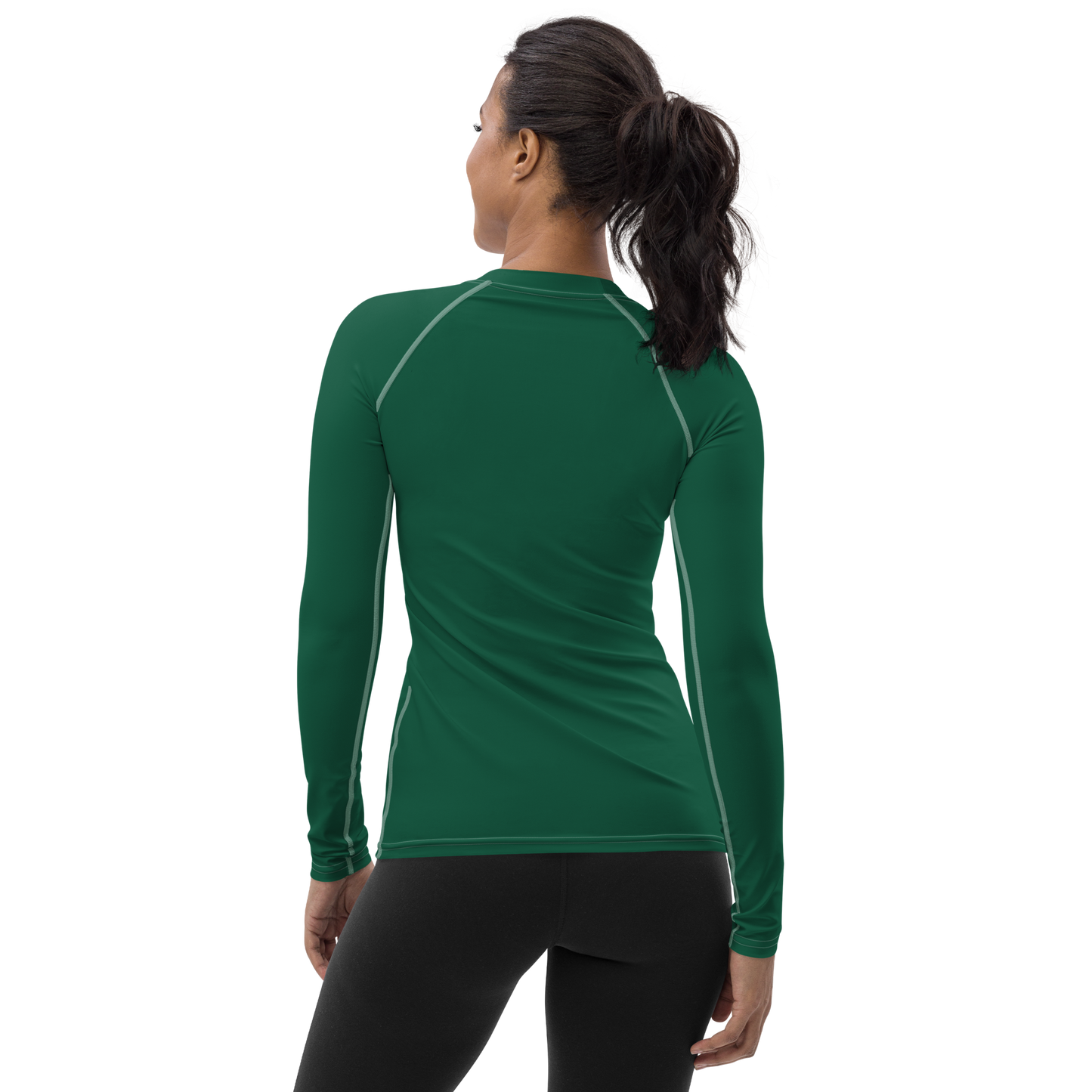 Michigan Upper Peninsula Rash Guard (w/ UP Outline) | Women's - Superior Gold