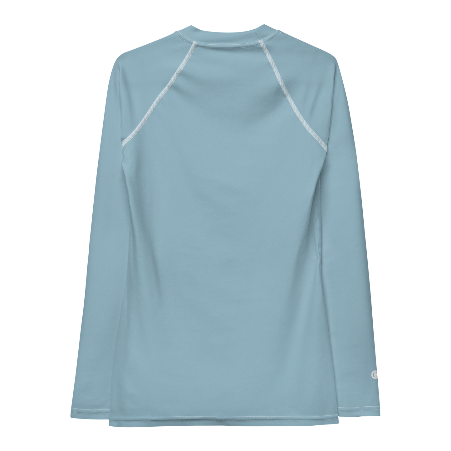 Michigan Upper Peninsula Rash Guard (w/ UP Outline) | Women's - Opal Blue