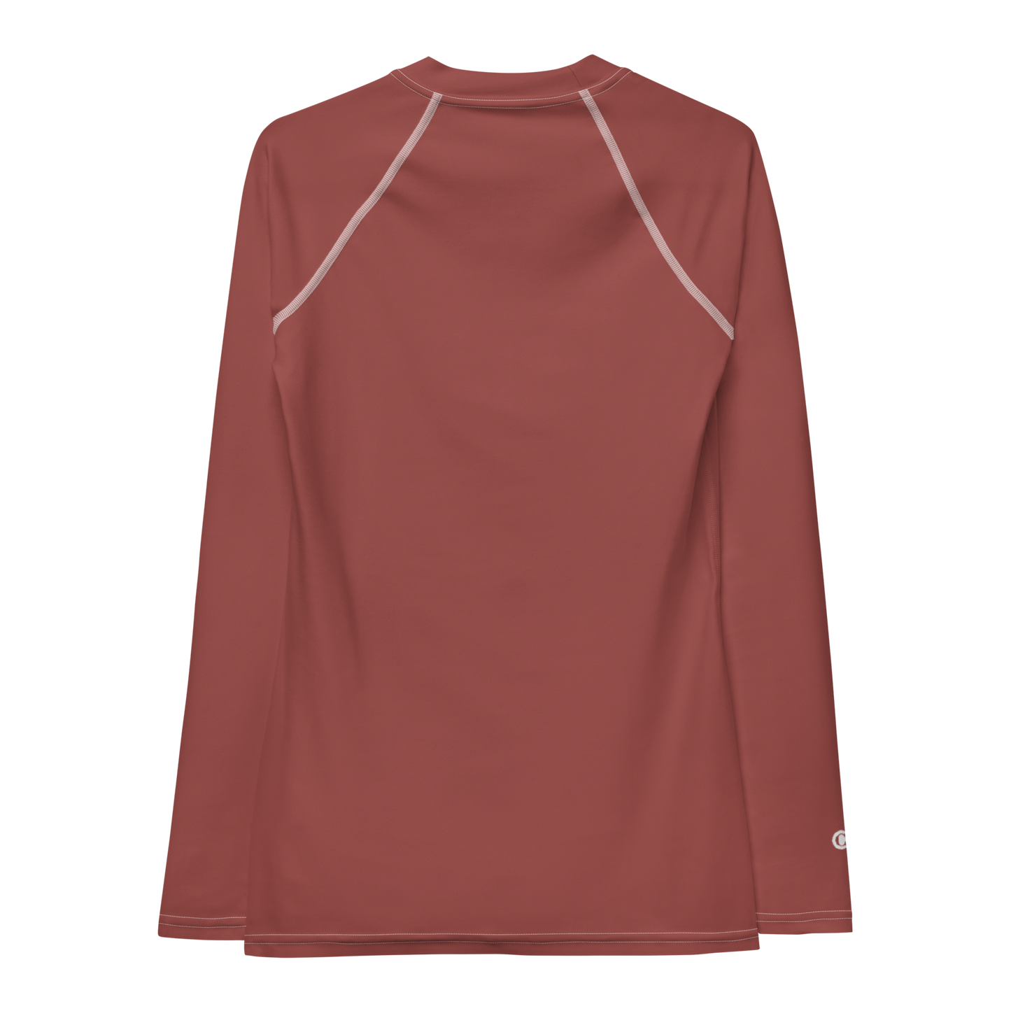 Michigan Upper Peninsula Rash Guard (w/ UP Outline) | Women's - Ore Dock Red