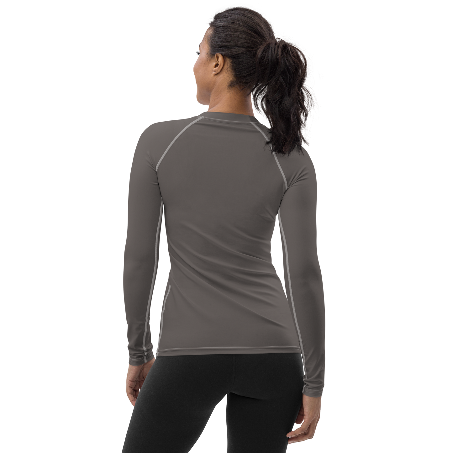 Michigan Upper Peninsula Rash Guard (w/ UP Outline) | Women's - Warren Tank Grey