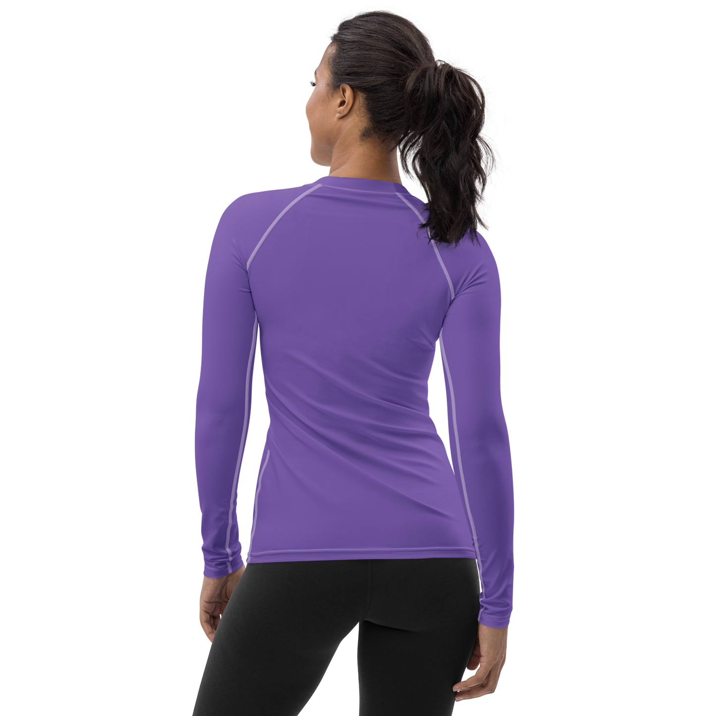 Michigan Upper Peninsula Rash Guard (w/ UP Outline) | Women's - Lake Iris