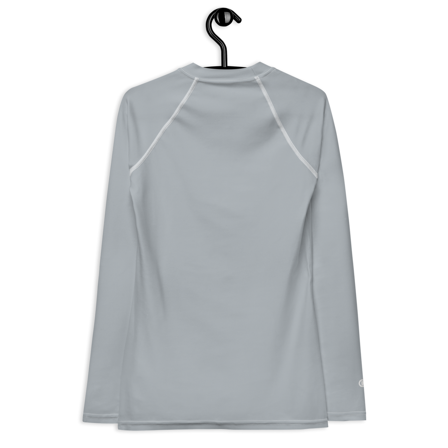 Michigan Upper Peninsula Rash Guard (w/ UP Outline) | Women's - Silver