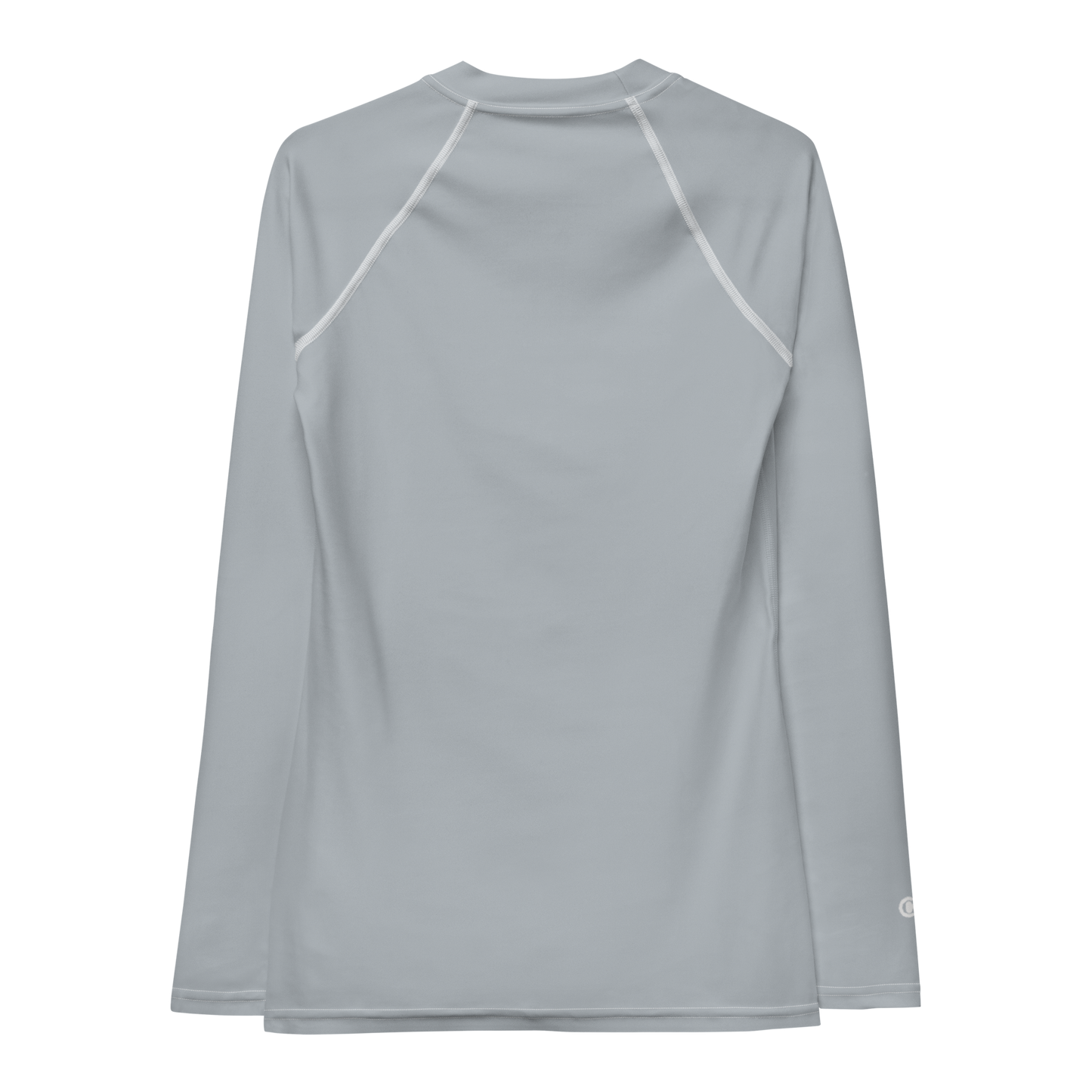 Michigan Upper Peninsula Rash Guard (w/ UP Outline) | Women's - Silver