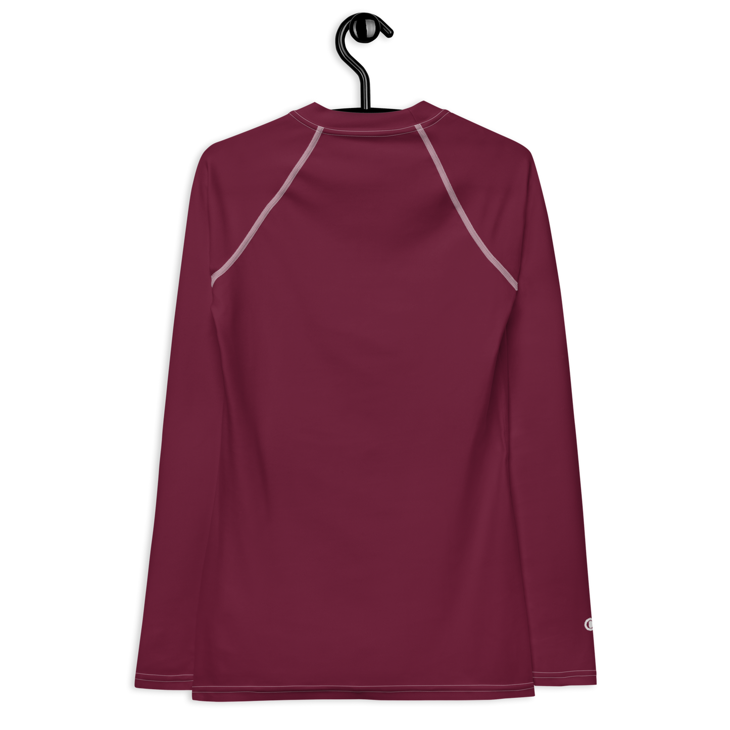 Michigan Upper Peninsula Rash Guard (w/ UP Outline) | Women's - Old Mission Burgundy