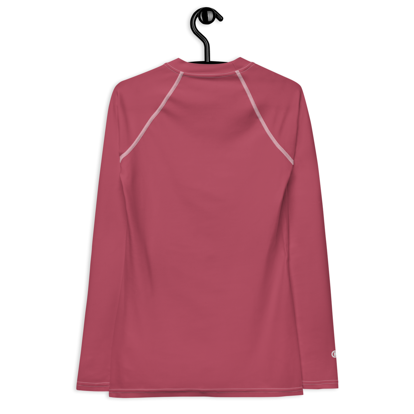 Michigan Upper Peninsula Rash Guard (w/ UP Outline) | Women's - Popstar Pink