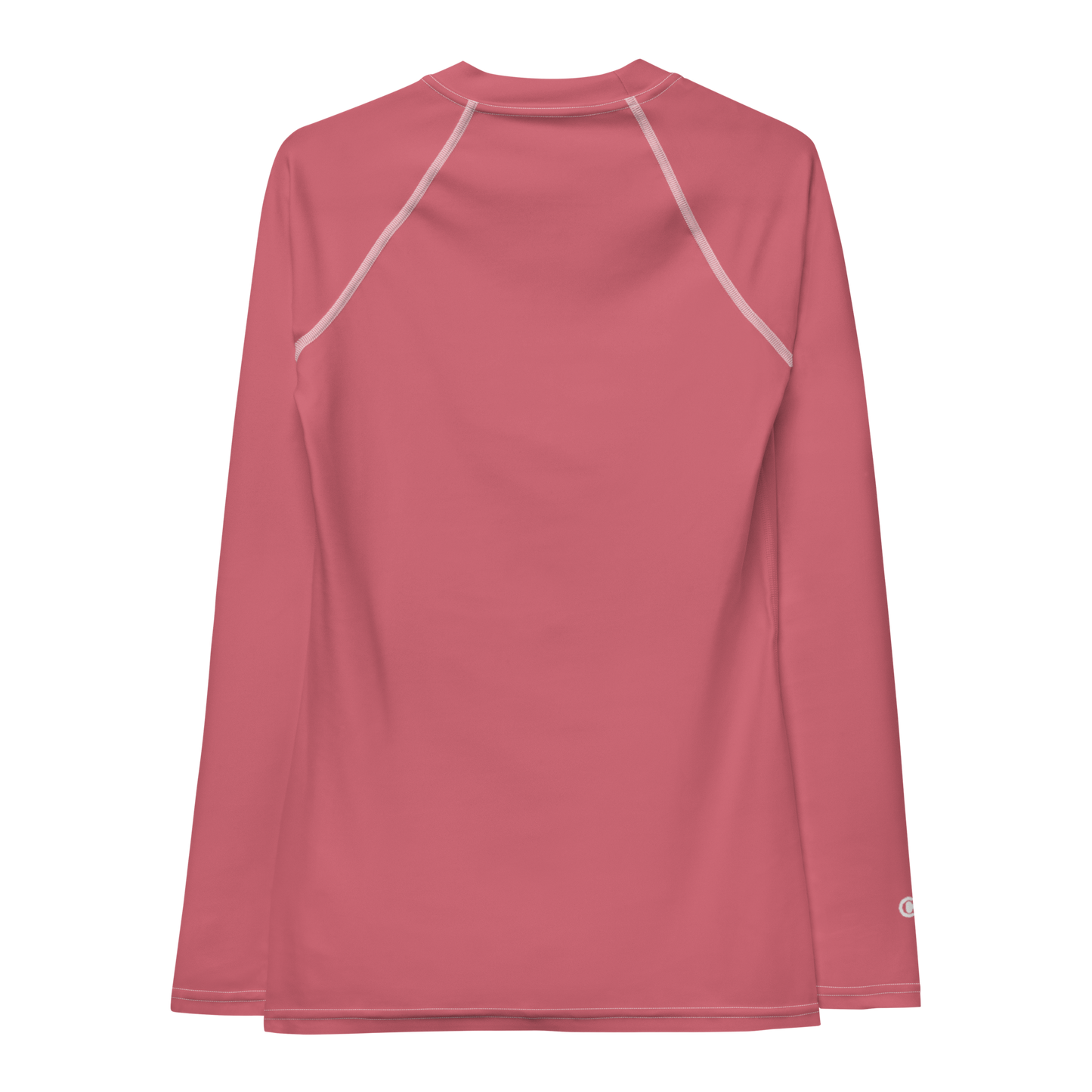 Michigan Upper Peninsula Rash Guard (w/ UP Outline) | Women's - Watermelon Pink