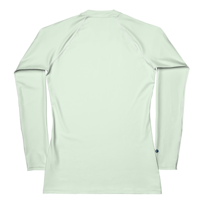 Michigan Upper Peninsula Rash Guard (w/ UP Outline) | Women's - Dew Green