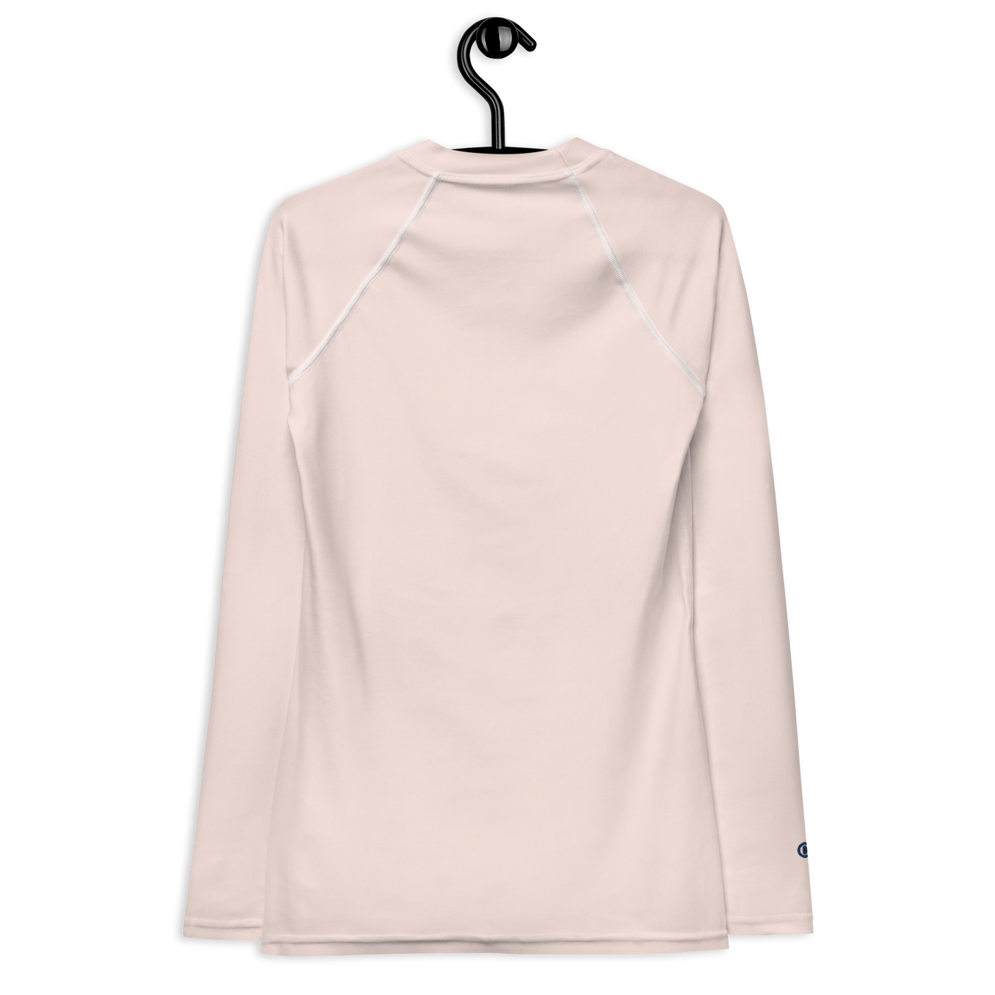 Michigan Upper Peninsula Rash Guard (w/ UP Outline) | Women's - Champagne Pink