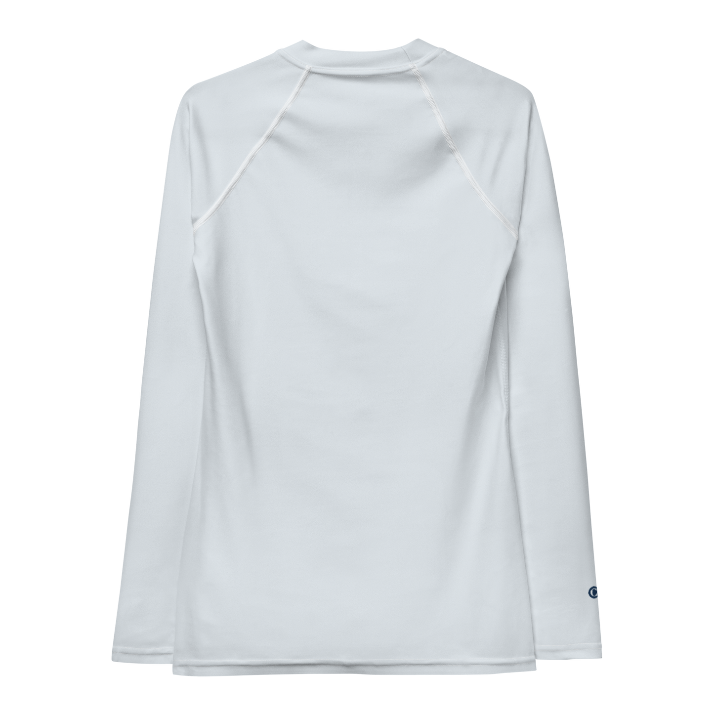 Michigan Upper Peninsula Rash Guard (w/ UP Outline) | Women's - Gossy White