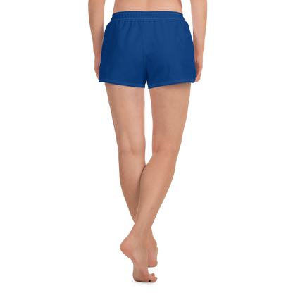 Michigan Upper Peninsula Athletic Shorts (w/ UP USA Flag Outline) | Women's - Dearborn Blue