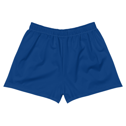 Michigan Upper Peninsula Athletic Shorts (w/ UP USA Flag Outline) | Women's - Dearborn Blue