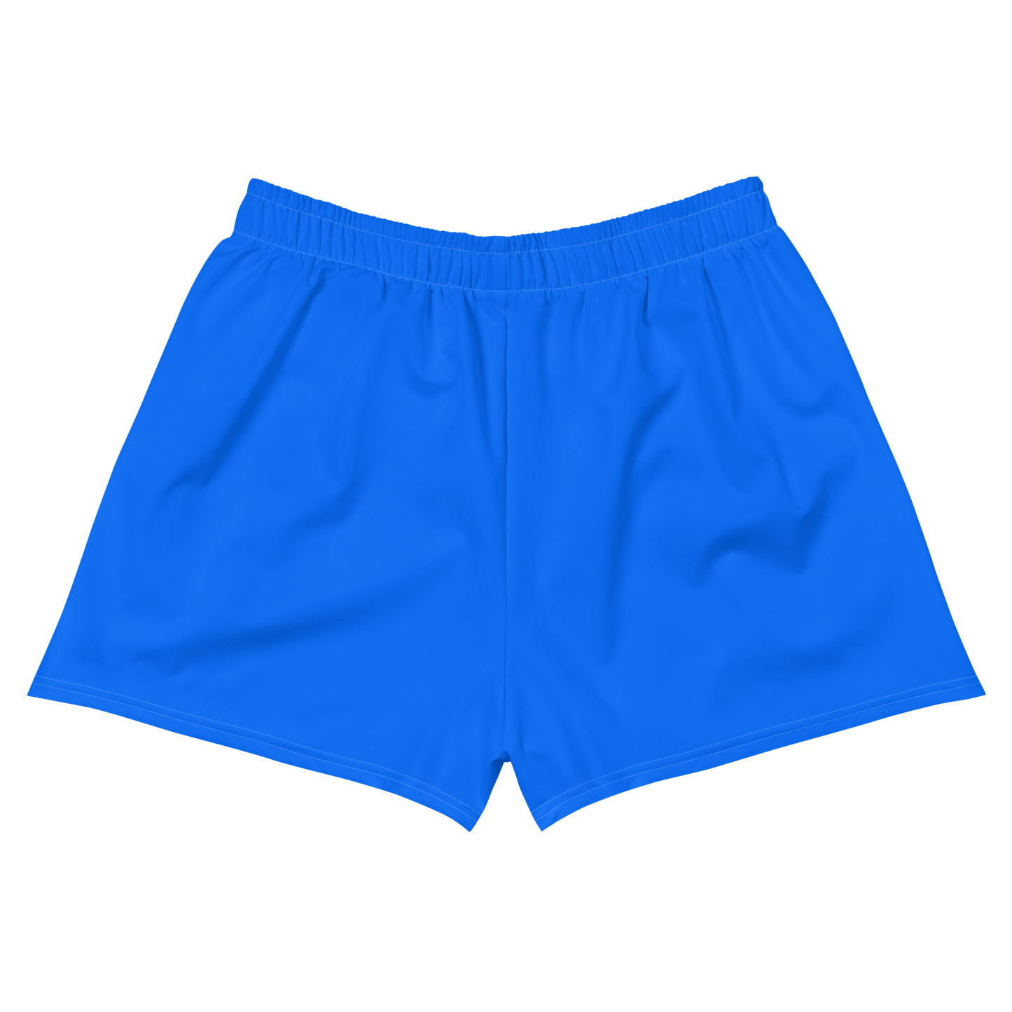 Michigan Upper Peninsula Athletic Shorts (w/ UP USA Flag Outline) | Women's - Motor Town Blue