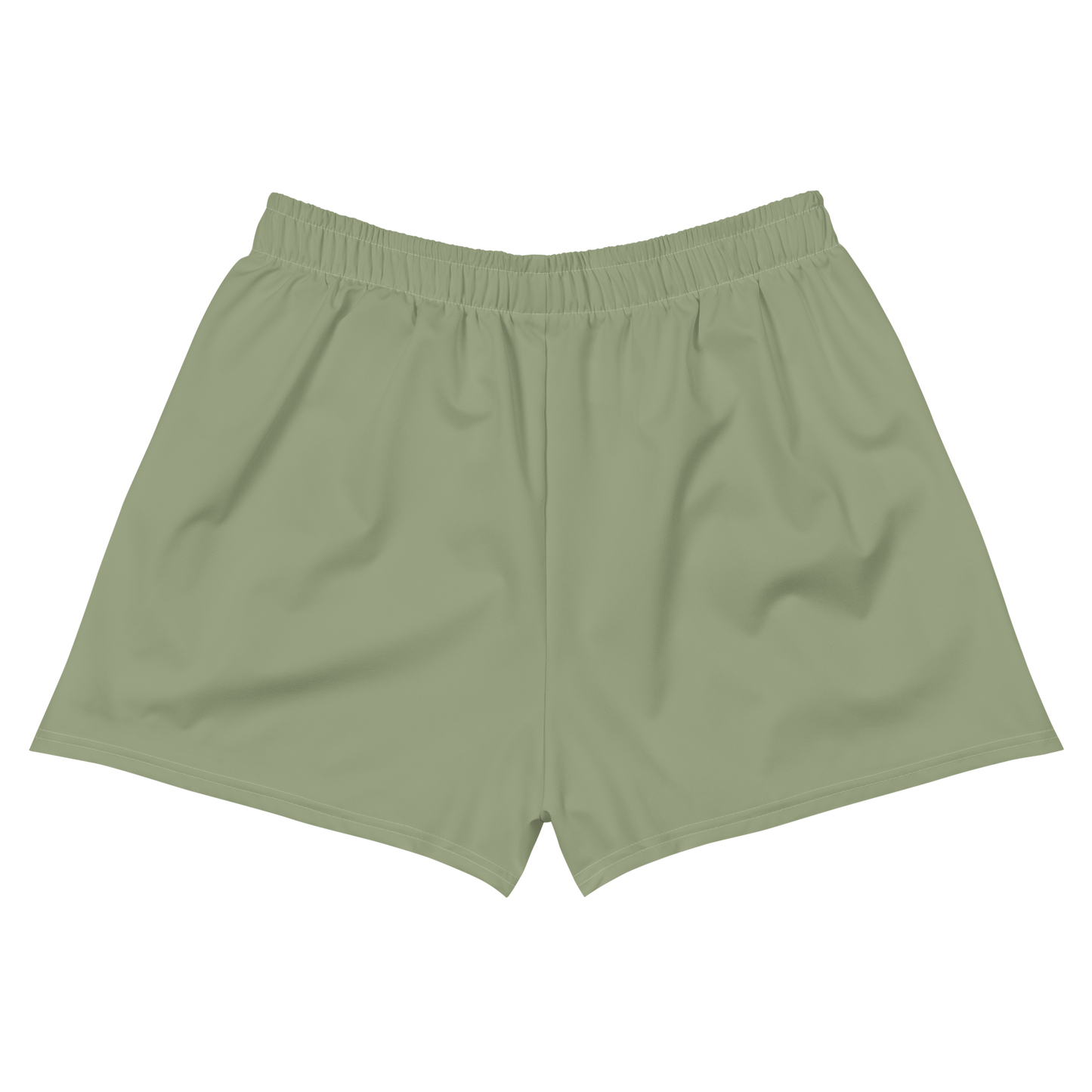 Michigan Upper Peninsula Athletic Shorts (w/ UP USA Flag Outline) | Women's - Beachgrass Green