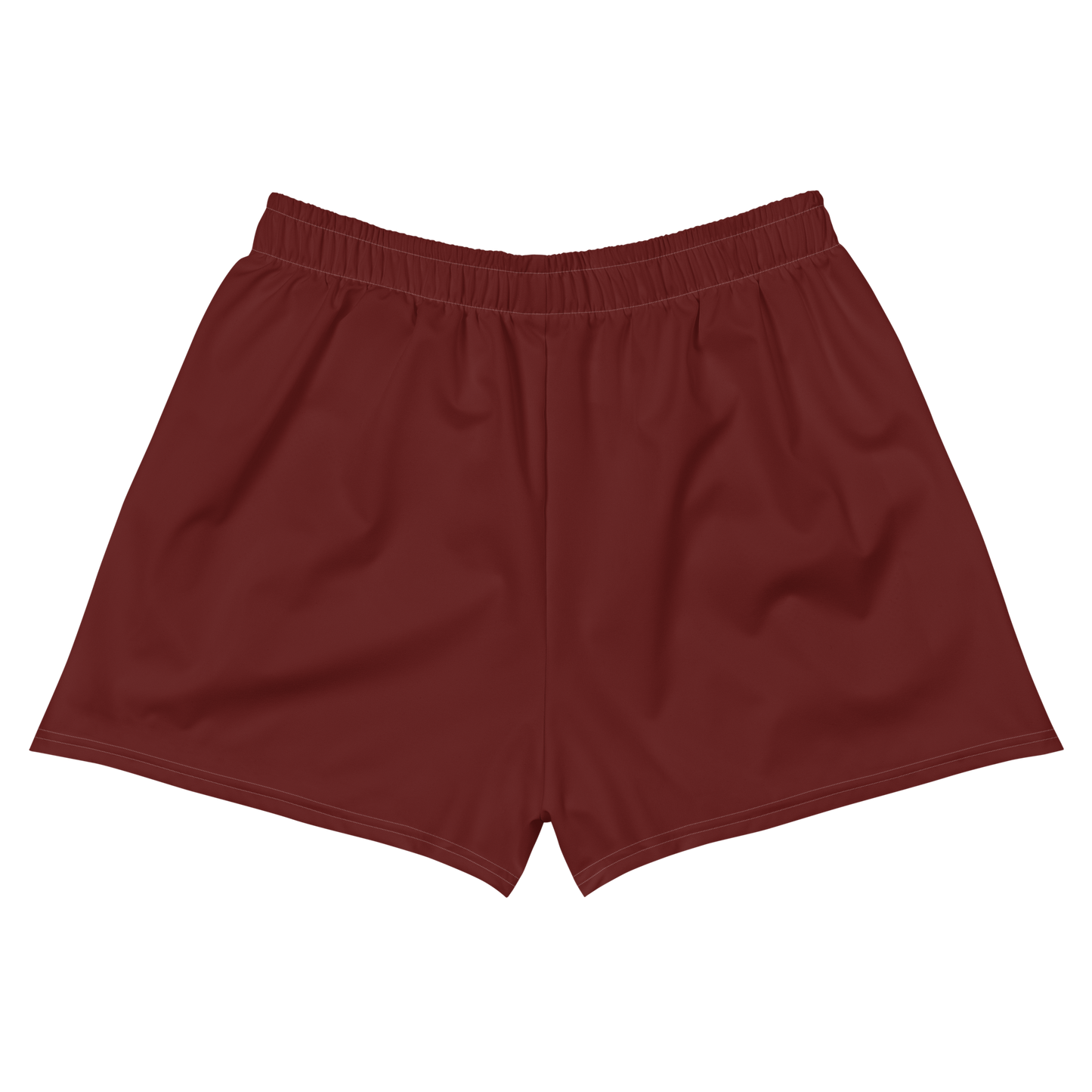 Michigan Upper Peninsula Athletic Shorts (w/ UP USA Flag Outline) | Women's - Cherrywood Color