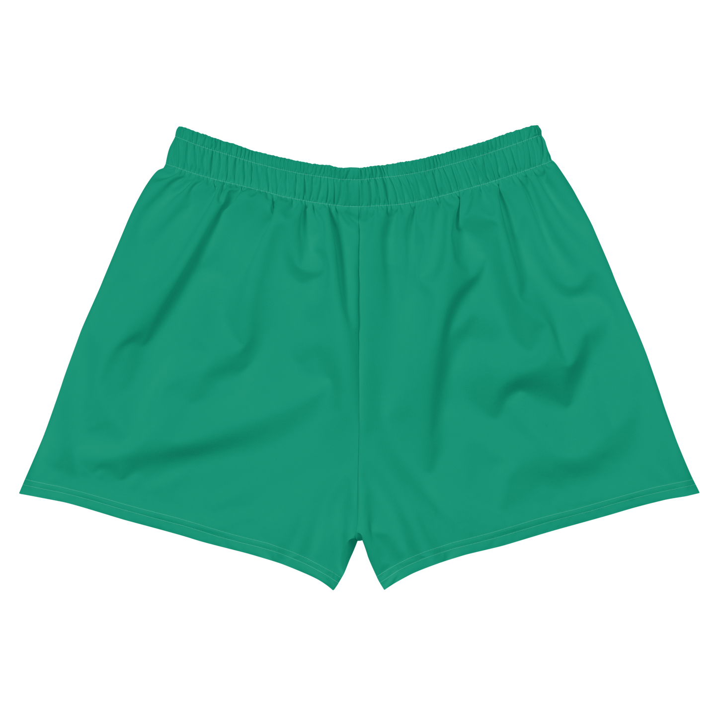 Michigan Upper Peninsula Athletic Shorts (w/ UP USA Flag Outline) | Women's - Emerald Green