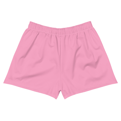 Michigan Upper Peninsula Athletic Shorts (w/ UP USA Flag Outline) | Women's - '67 Caddie Pink