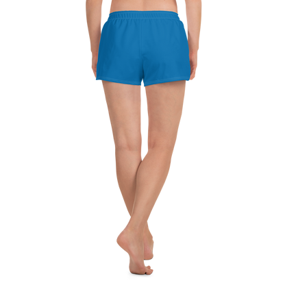 Michigan Upper Peninsula Athletic Shorts (w/ UP USA Flag) | Women's - Azure