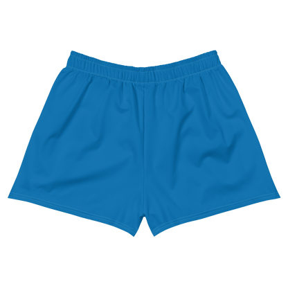 Michigan Upper Peninsula Athletic Shorts (w/ UP USA Flag) | Women's - Azure