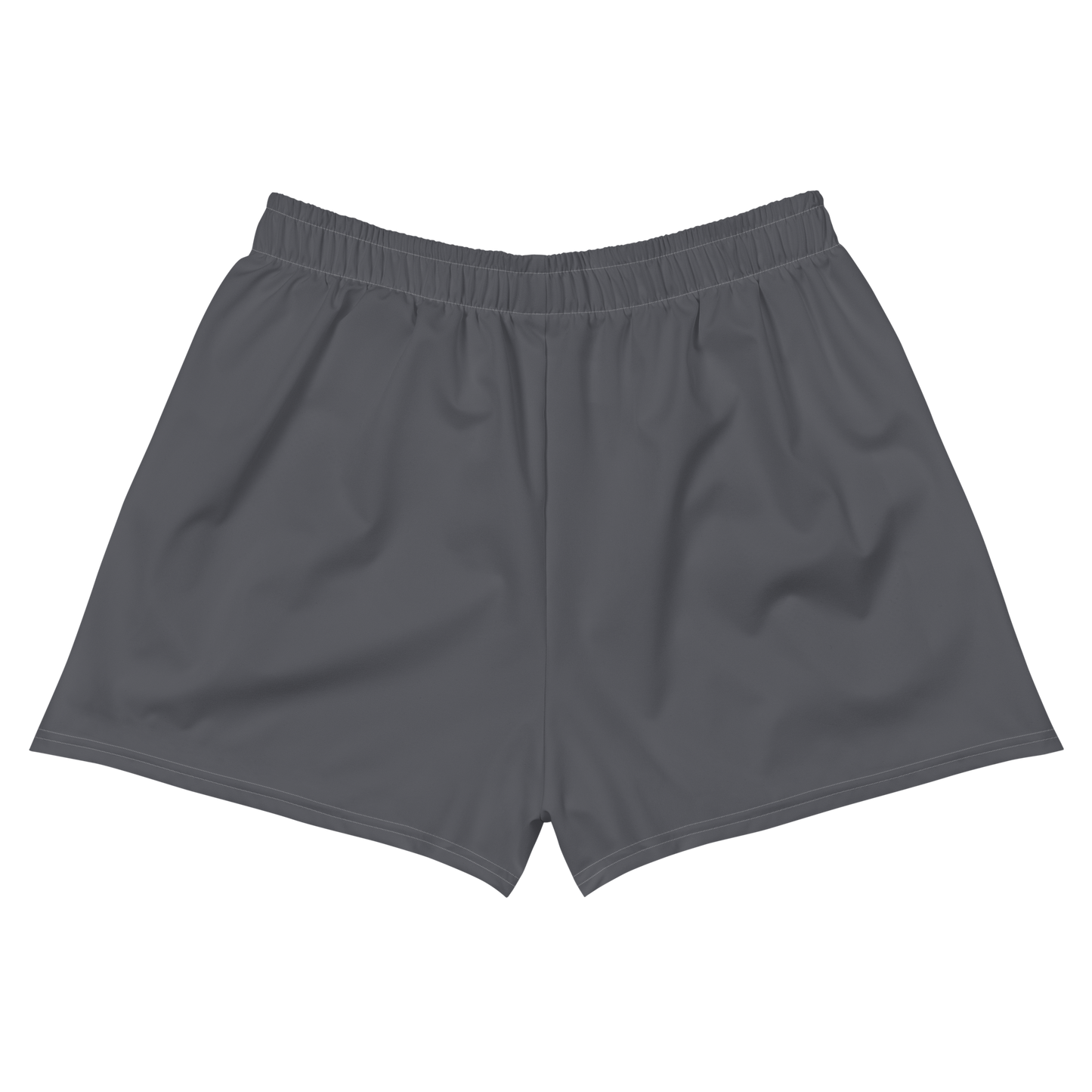 Michigan Upper Peninsula Athletic Shorts (w/ UP USA Flag) | Women's - Iron Ore Grey