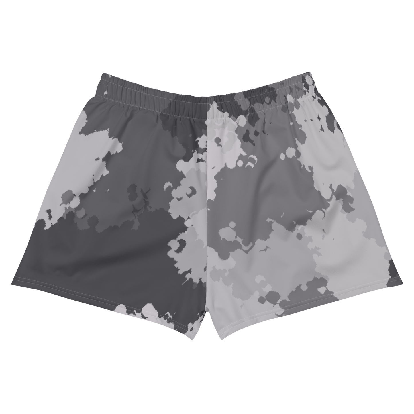 Michigan Upper Peninsula Athletic Shorts (w/ UP USA Flag) | Women's - Iron Ore Camo