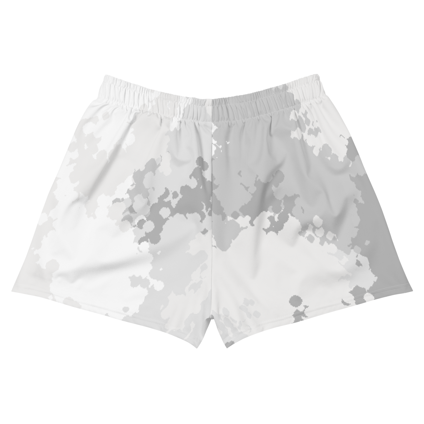 Michigan Upper Peninsula Athletic Shorts (w/ UP USA Flag) | Women's - Snow Camo