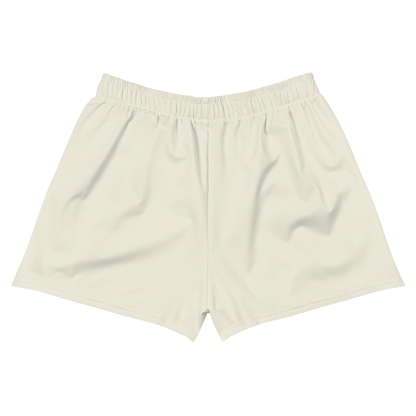 Michigan Upper Peninsula Athletic Shorts (w/ UP USA Flag) | Women's - Ivory White